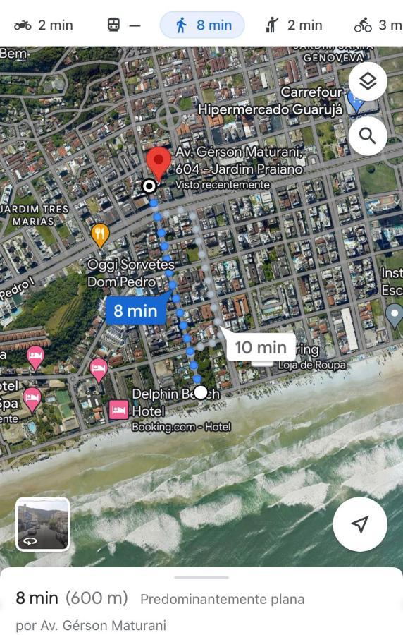 Ap 600M Da Praia Enseada, Ar, Wifi, Filtro, Secador Guarujá Zewnętrze zdjęcie